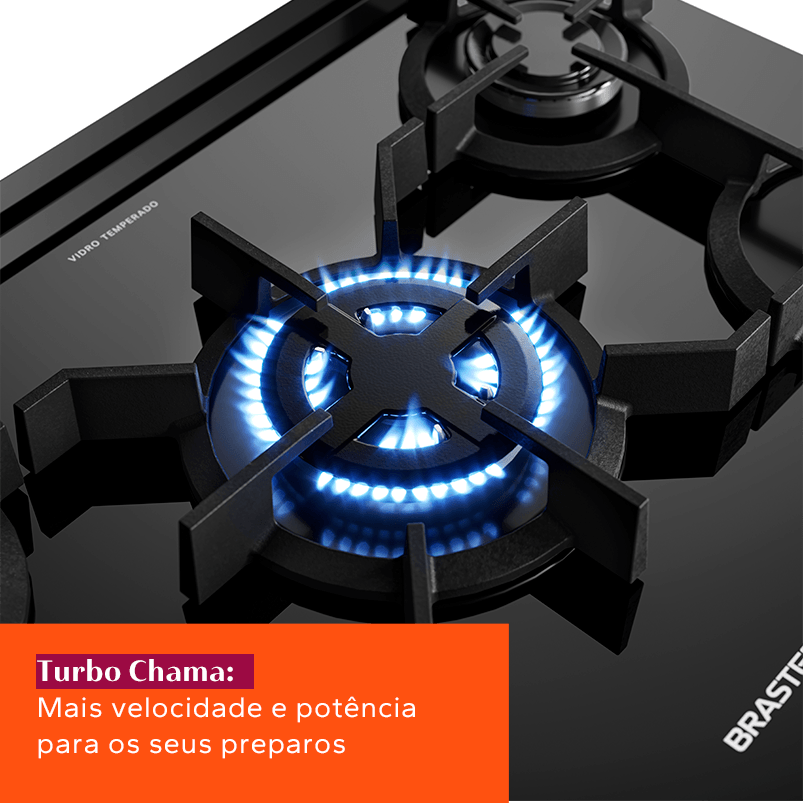 Turbo Chama é Mais Velocidade para Seus Preparos