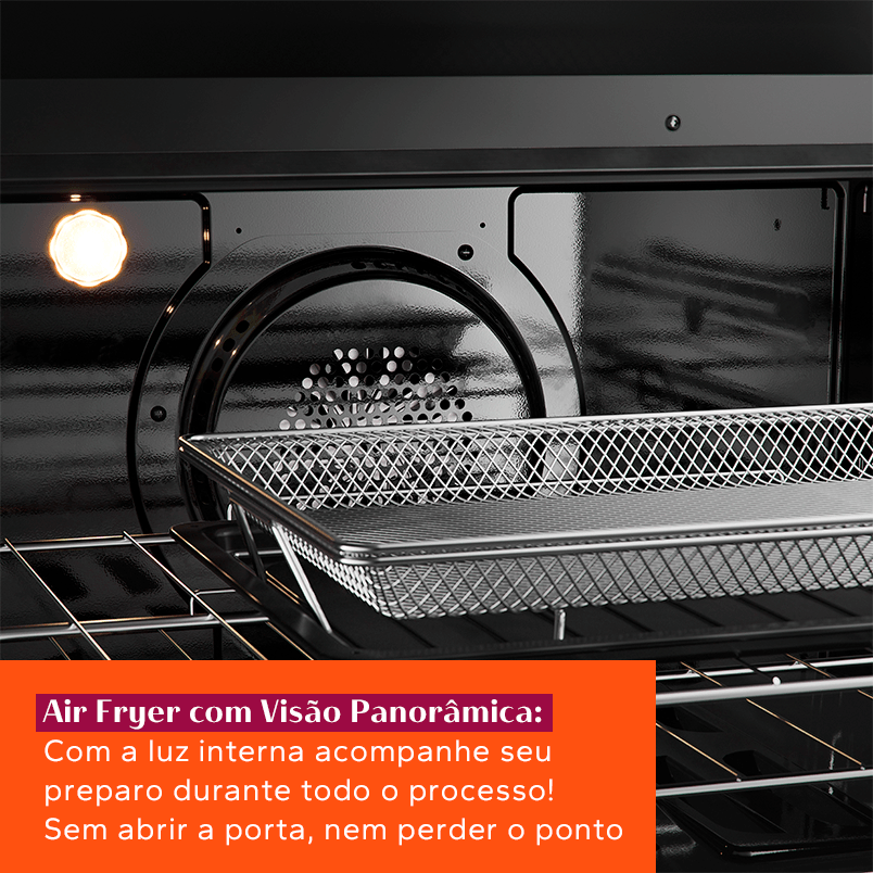 Air Fryer com Visão Panorâmica