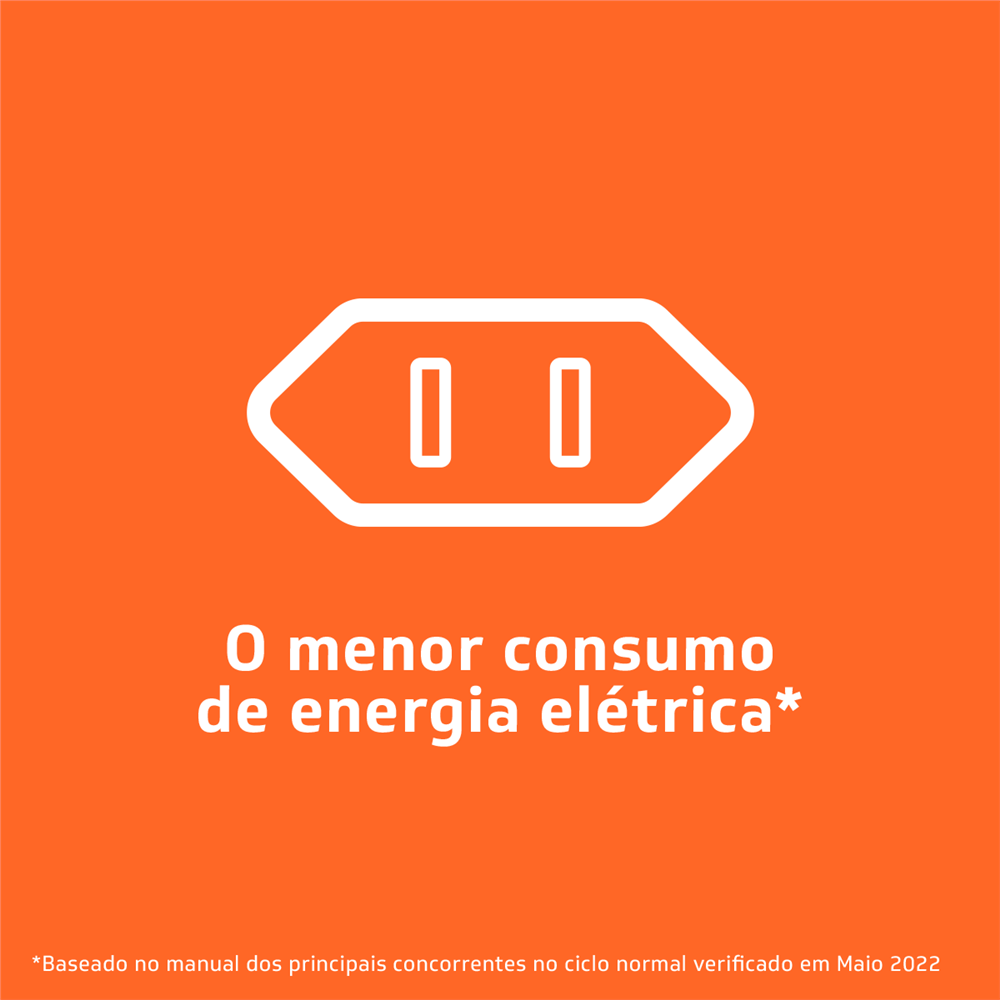 O menor consumo de energia elétrica².