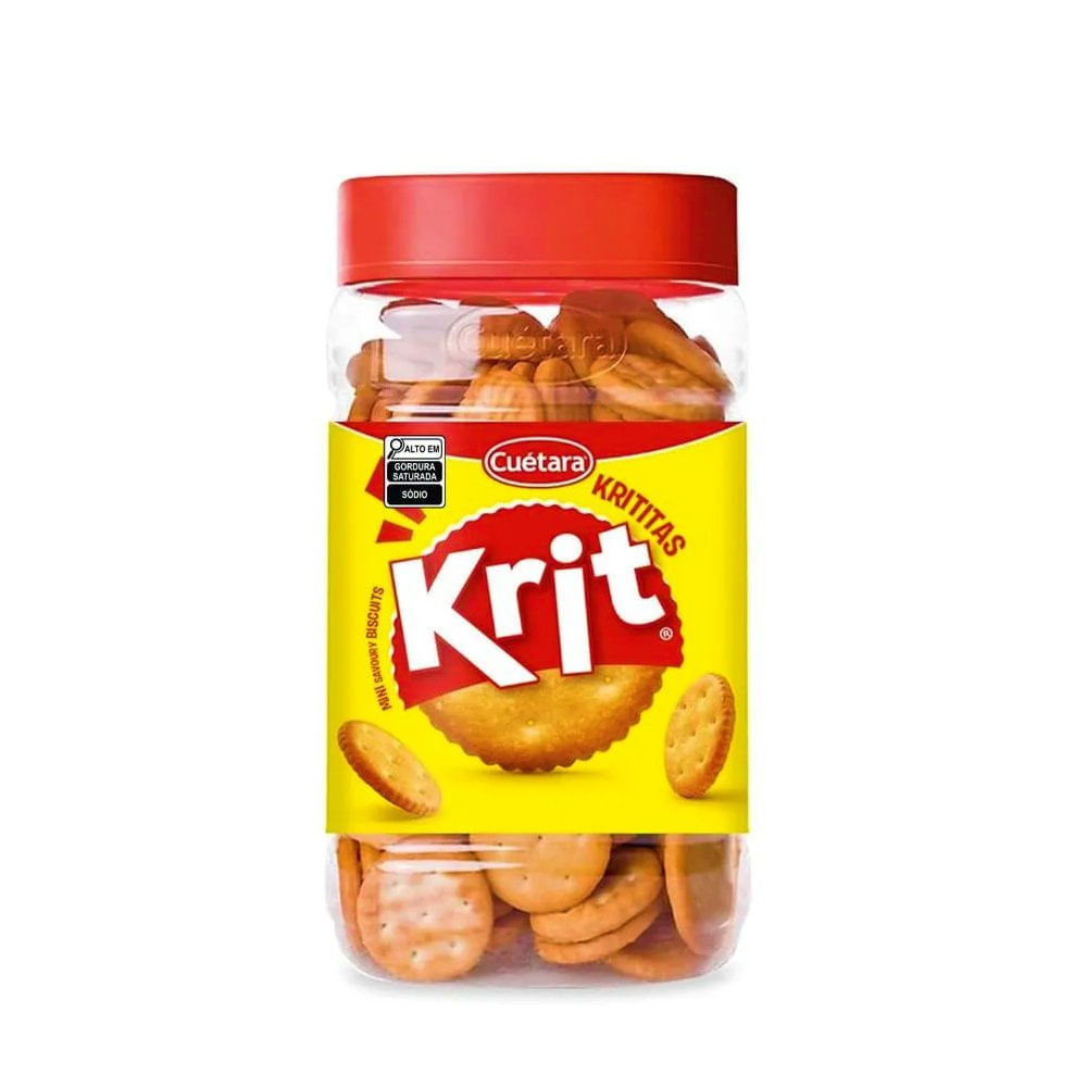 Biscoito Salgado Krit Krititas 350g - Cuétara