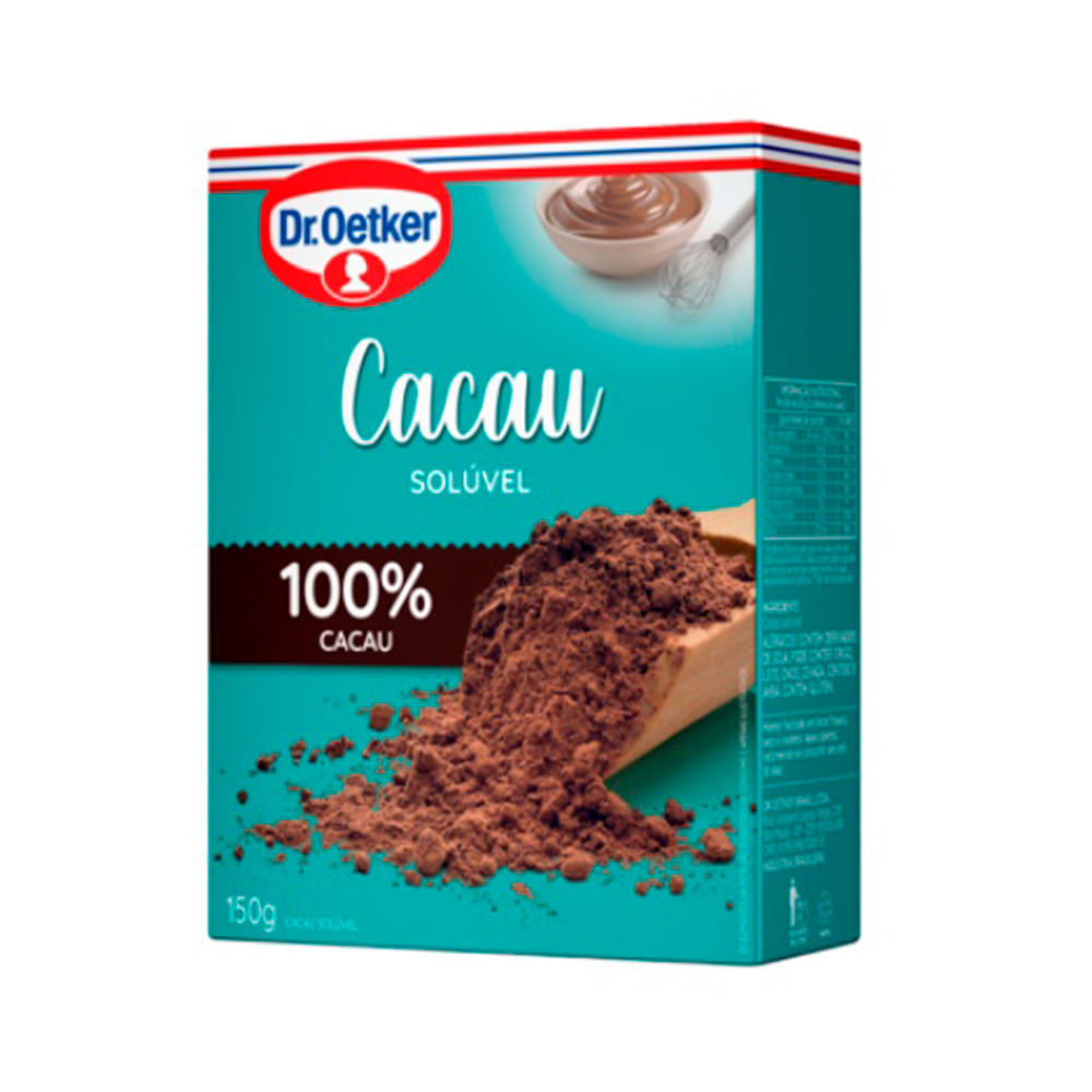 Chocolate em Pó 100% Cacau Dr. Oetker 150g