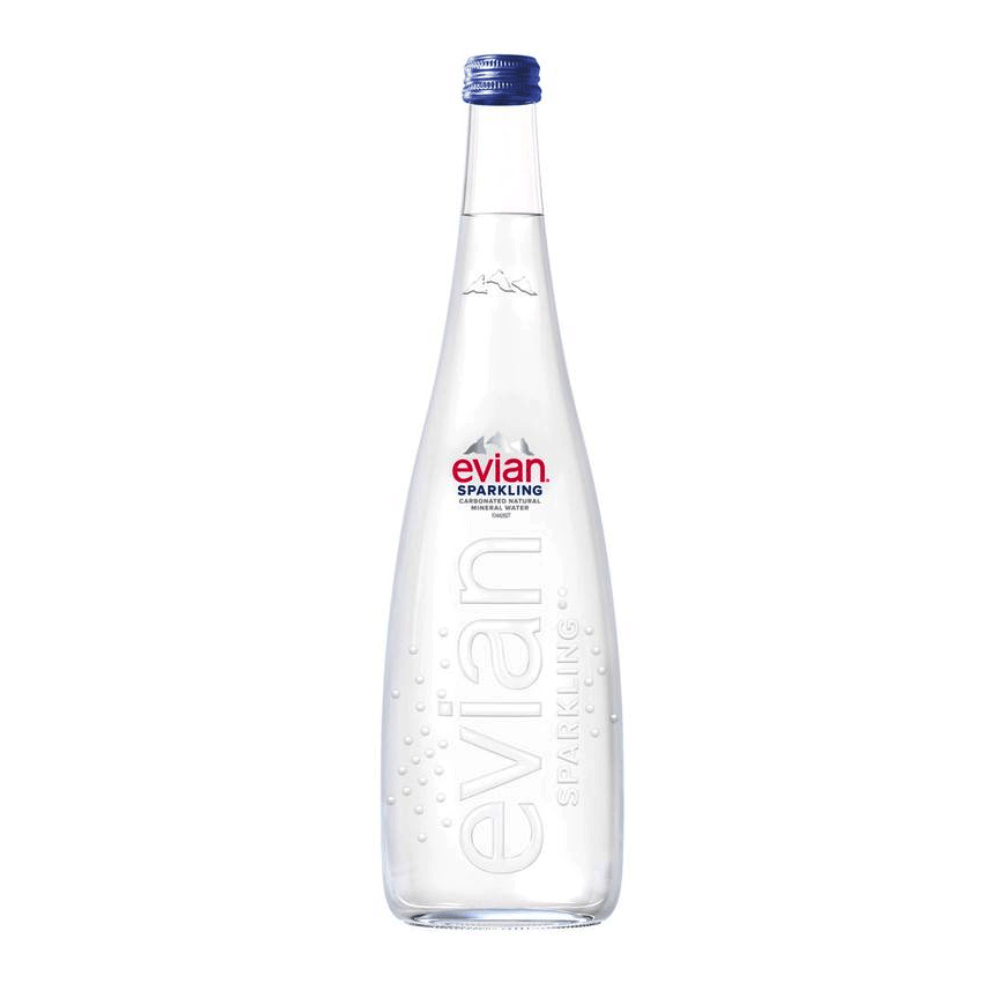 Água Mineral com Gás Evian 750ml