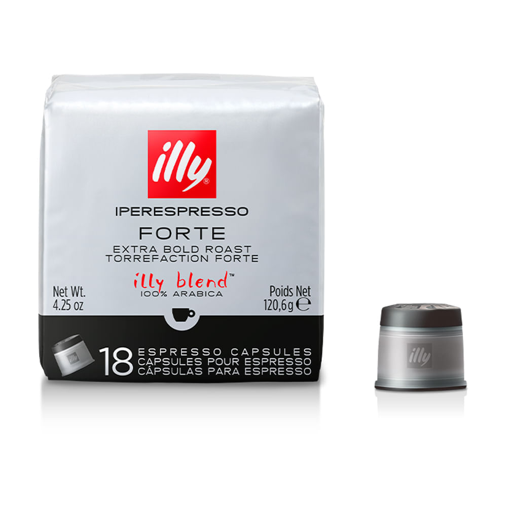 Café Forte Cápsula Iperespresso Illy 18 Unidades