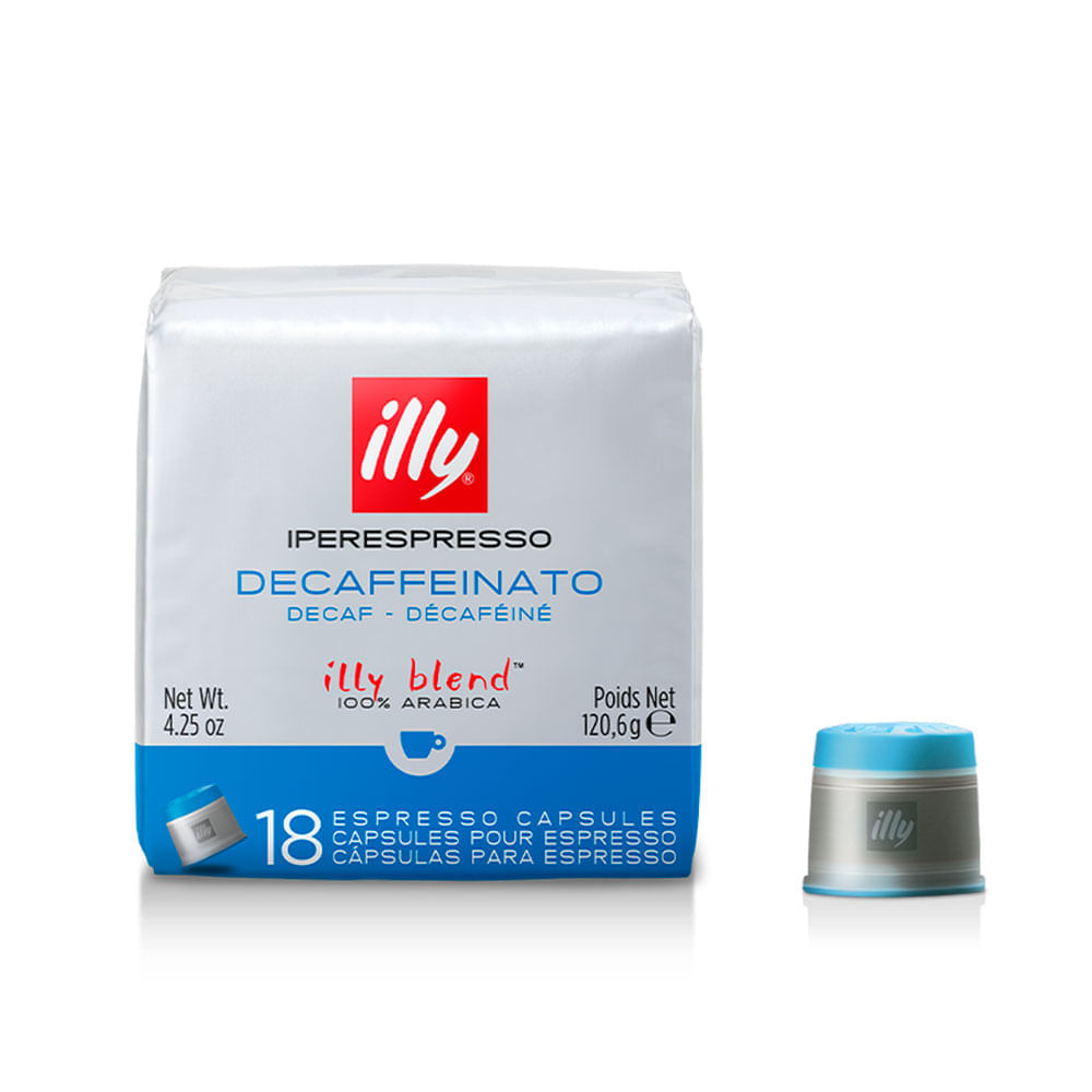 Café em Cápsulas Descafeinado Iperespresso Illy 18 Unidades