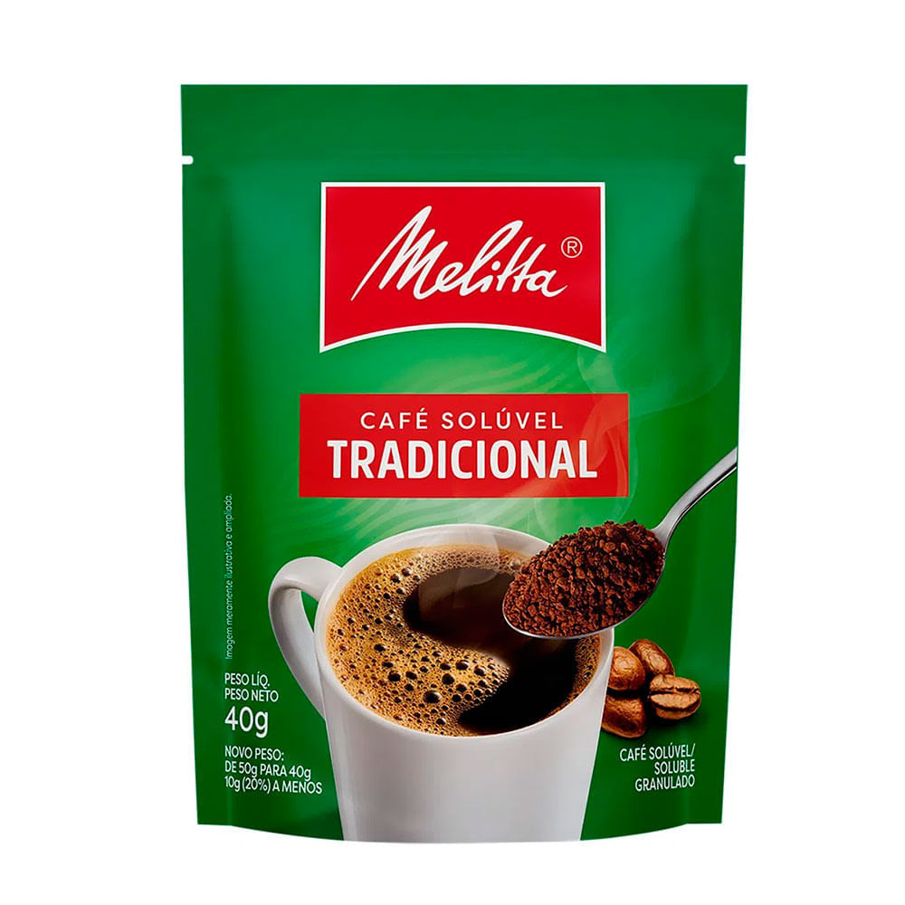 Café Solúvel Tradicional Melitta 40g