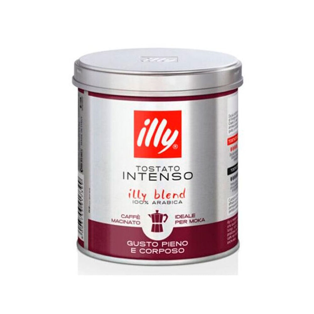 Café Torrado e Moído Tostado Intenso Illy 125g