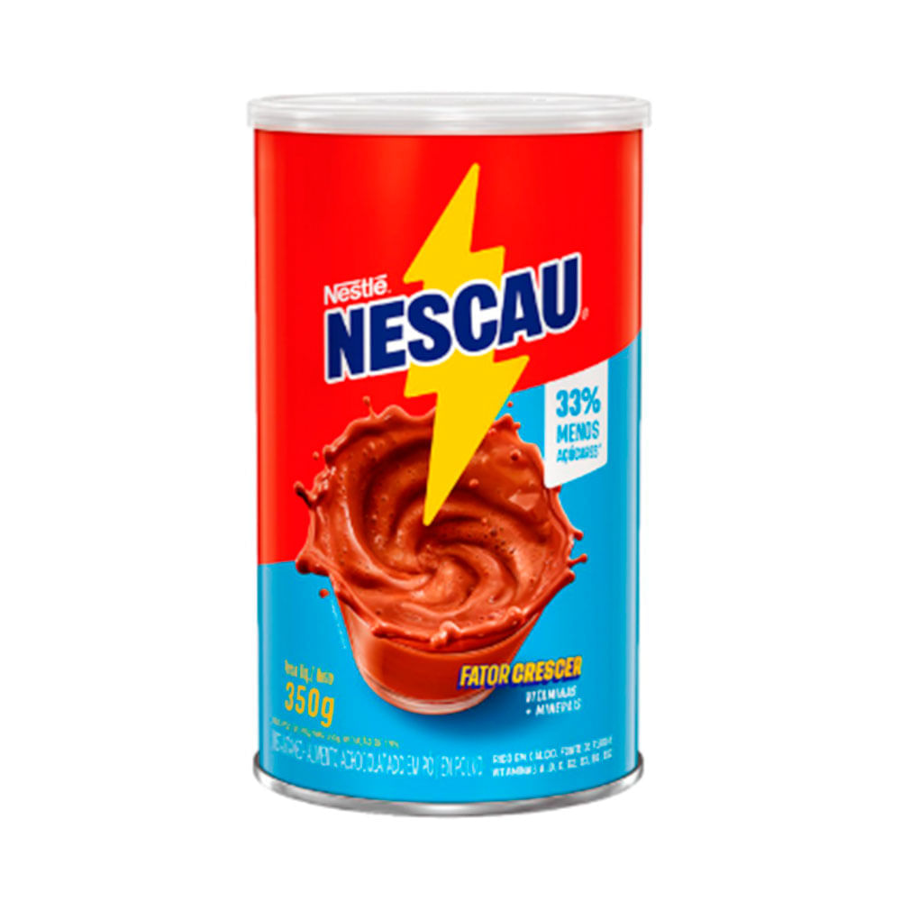 Achocolatado em Pó 33% Menos Açúcares Nescau Nestle 350g