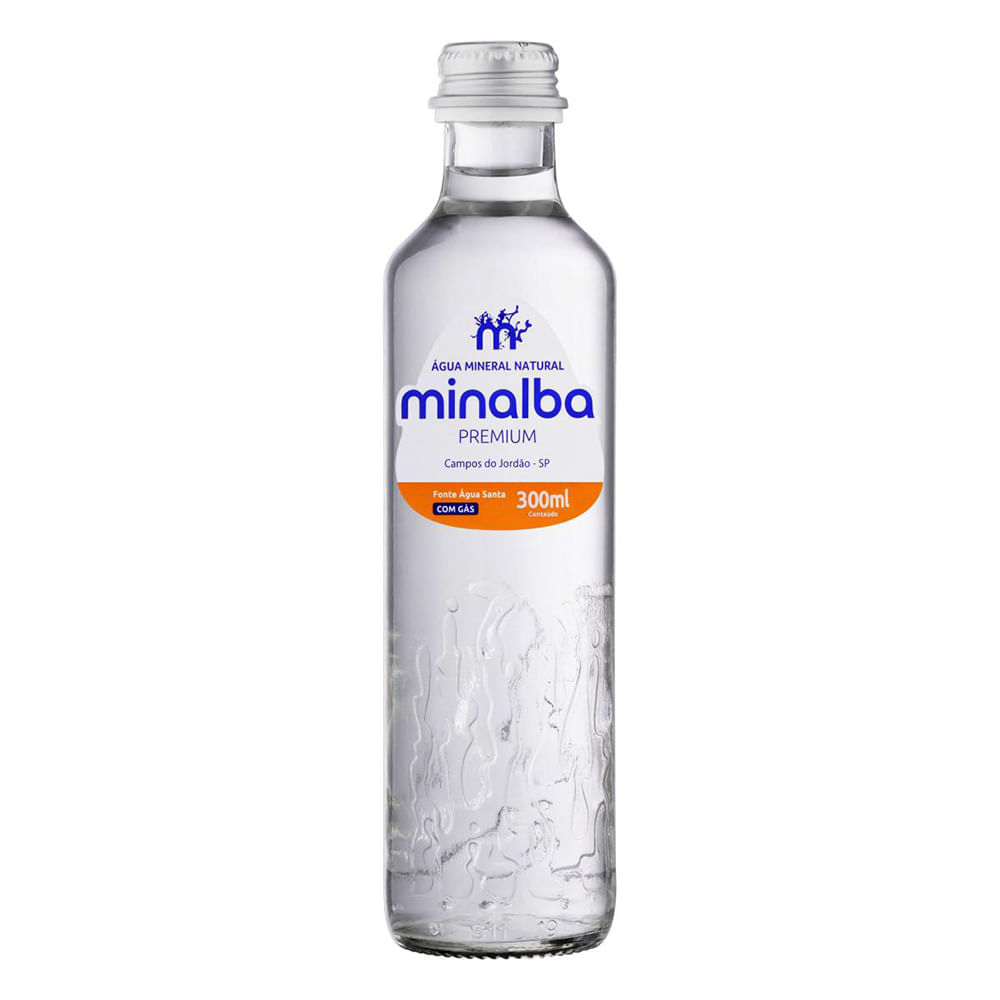 Água Com Gás Premium Minalba 300ml