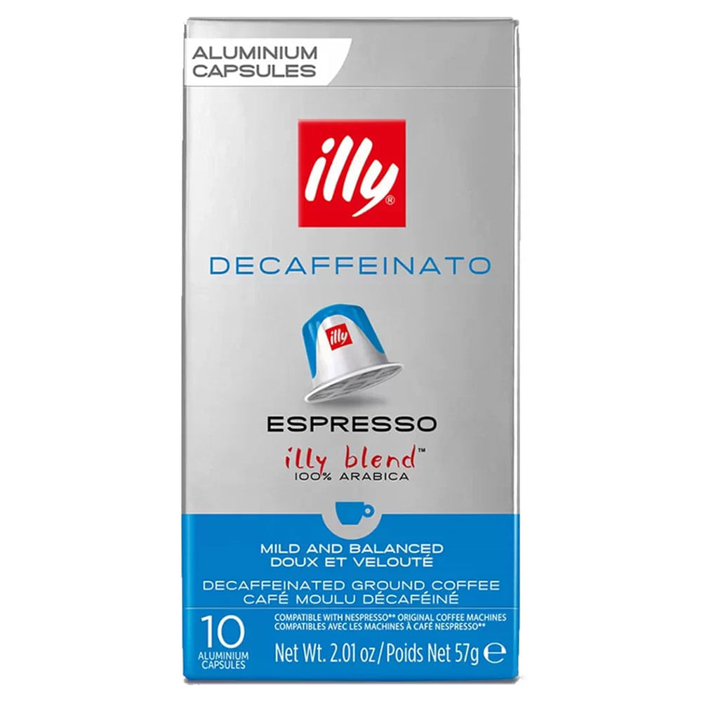 Café Decaffeinato em Cápsulas Illy 10 Unidades