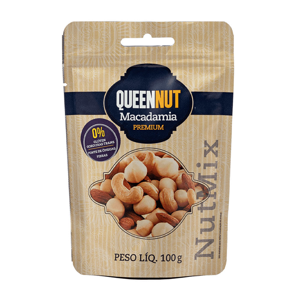 Nut Mix Macadamia Premium Queennut 100g