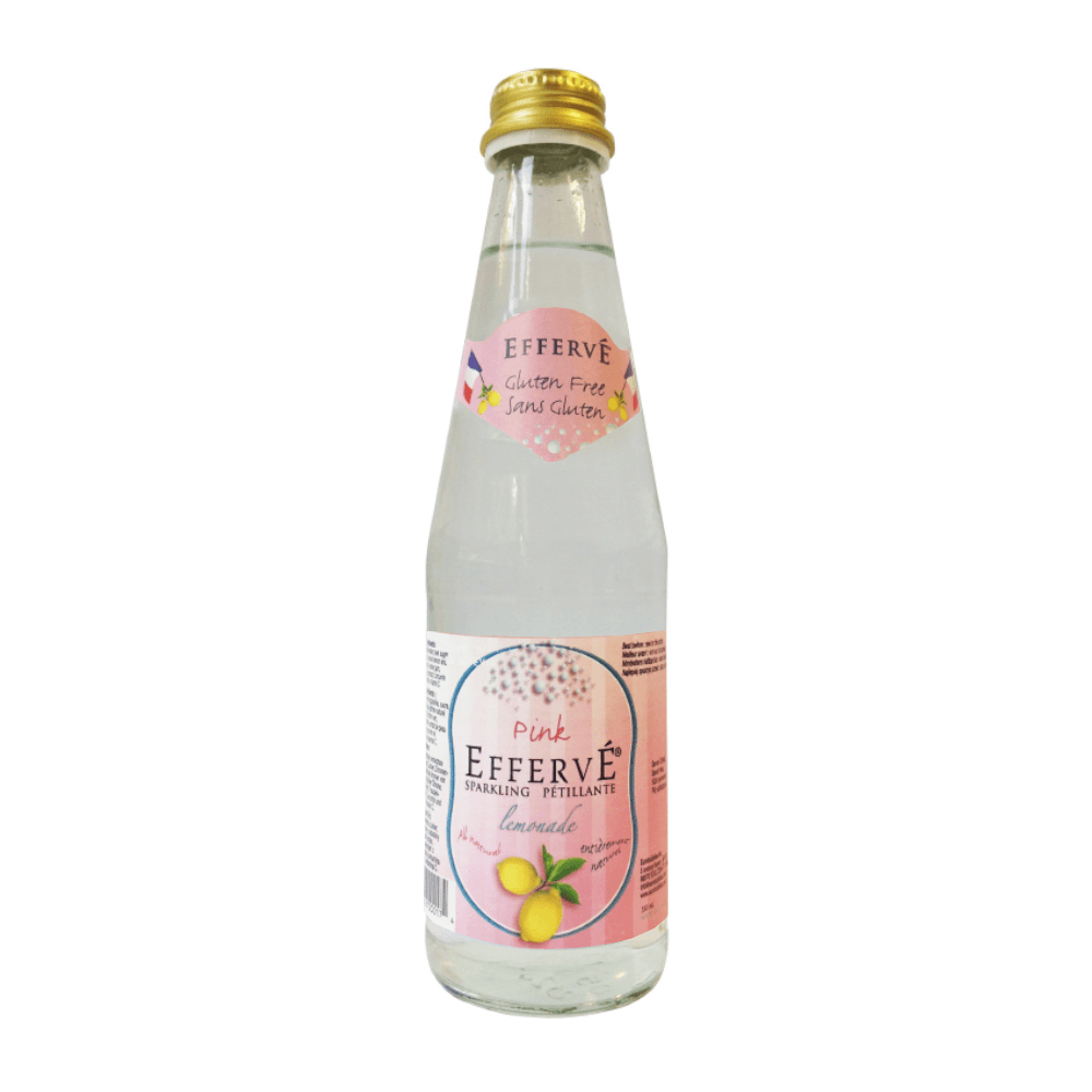 Água com Gás Saborizada de Limonada Pink Effervé 330ml