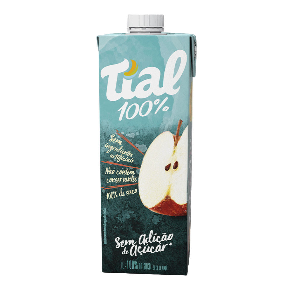 Suco de Maçã Sem Adição de Açúcar Tial 1L