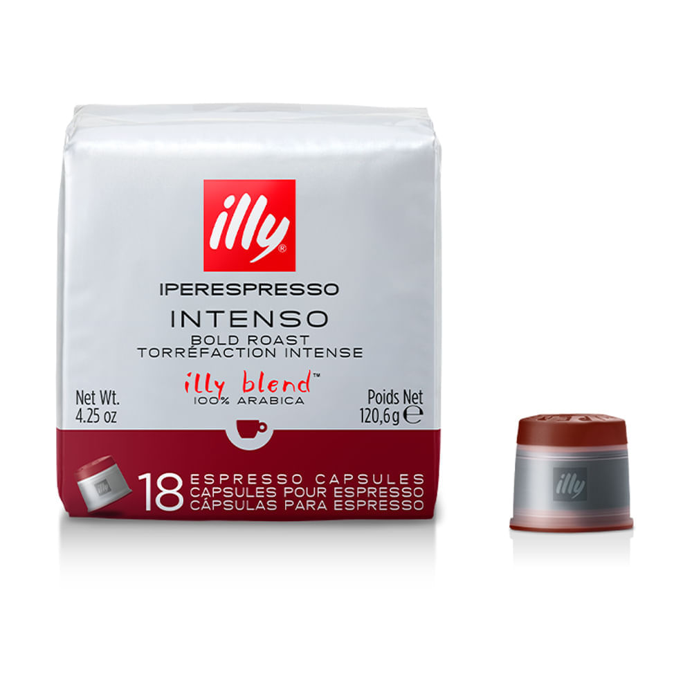 Café Intenso Cápsula Iperespresso Illy 18 Unidades