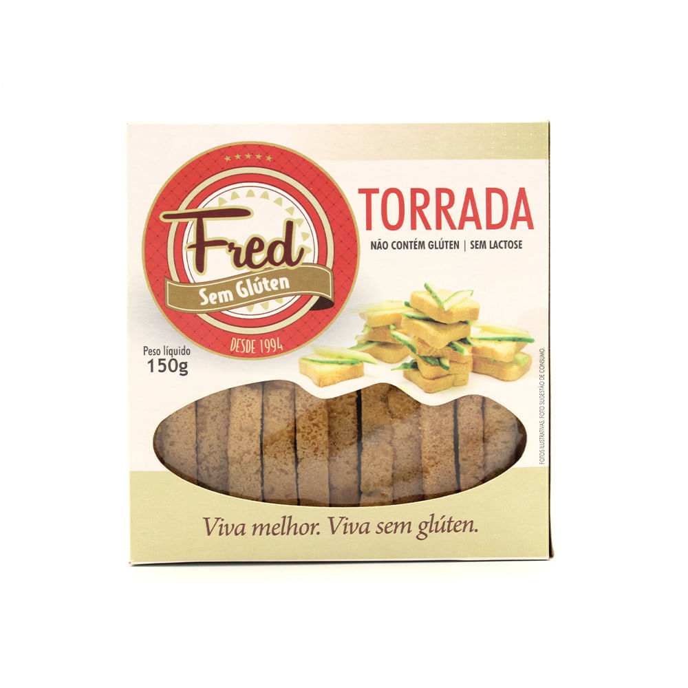 Torrada Tradicional Fred Sem Glúten 150g