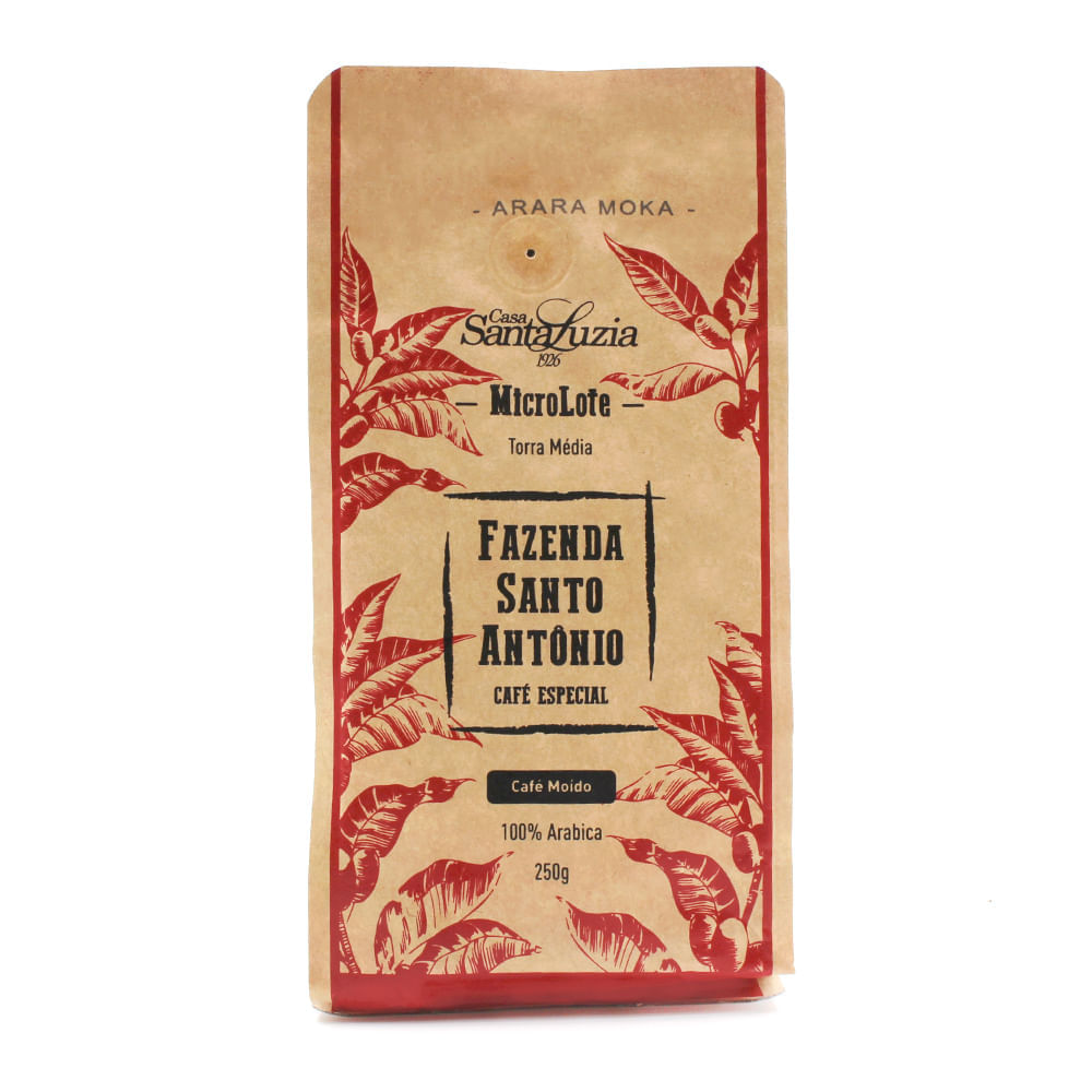 Café Fazenda Santo Antônio Moído Santa Luzia 250g