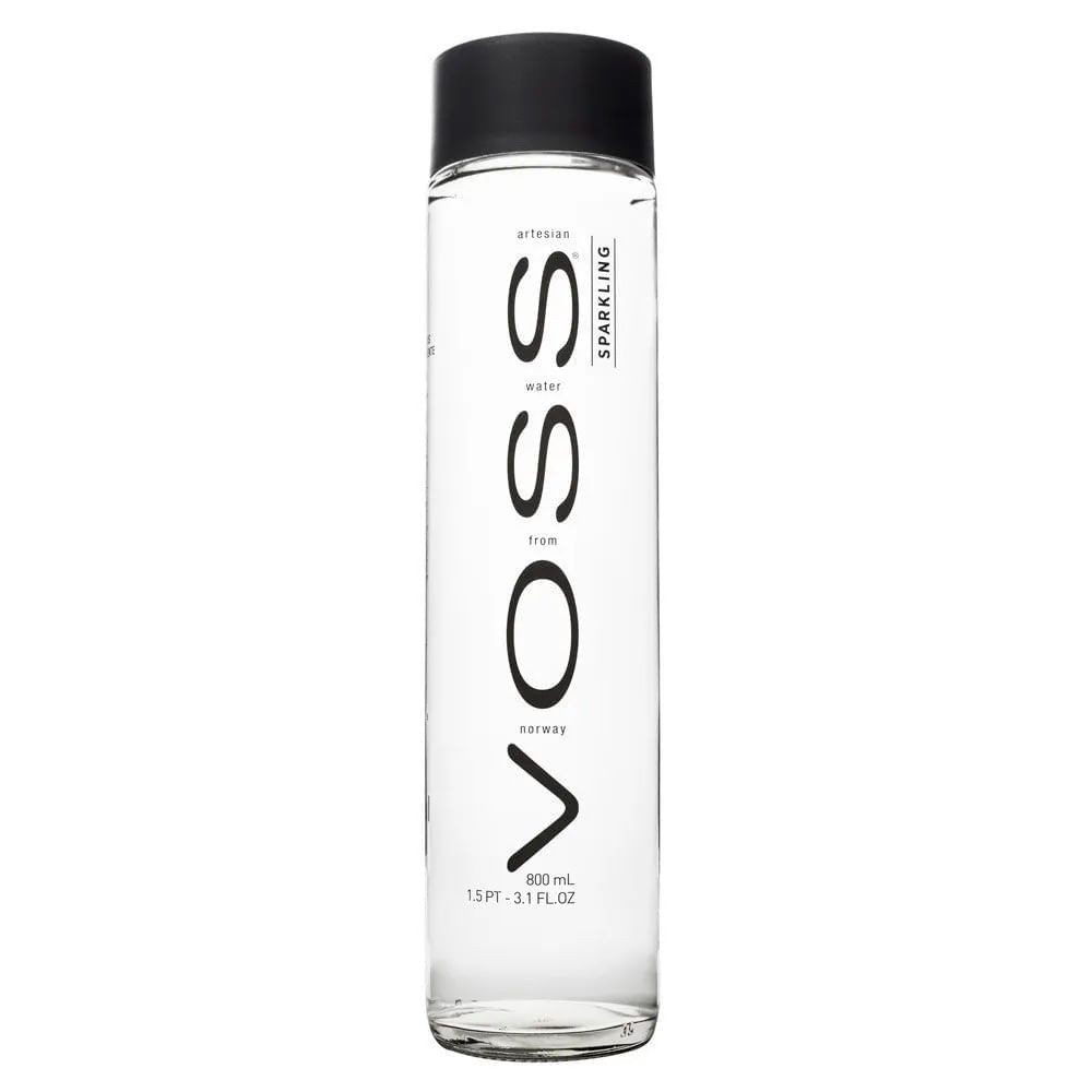 Água Com Gás Voss Vidro 800ml