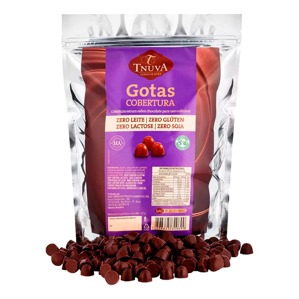 Gotas de Chocolate Tnuva 500g