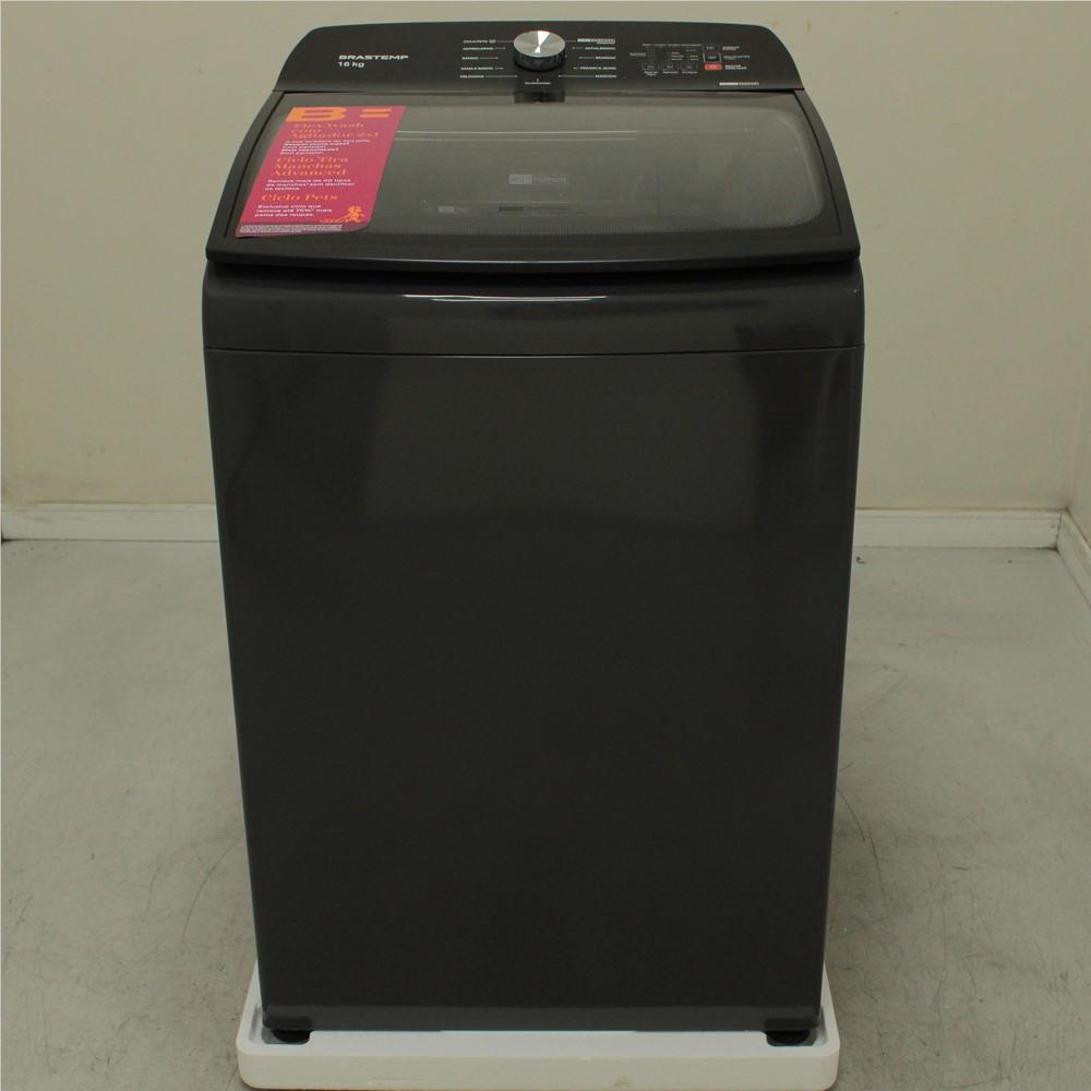 Máquina de Lavar Brastemp 16kg Cinza Platinum com Tecnologia Flex Wash e Ciclo Tira Manchas Advanced - BWY16A9