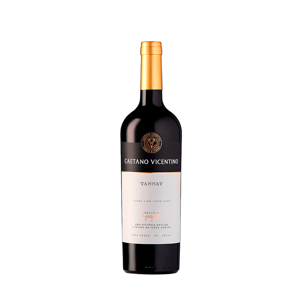 Vinho Caetano Vicentino Tannat Tinto - 750ml