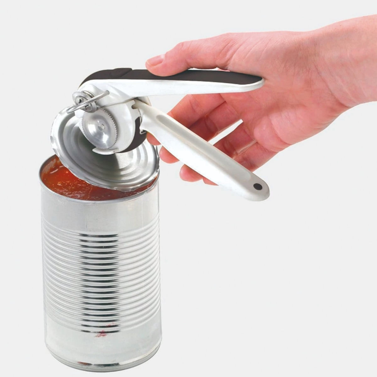 Abridor de Latas Manual Magnético Vermelho Multiuso Chefn