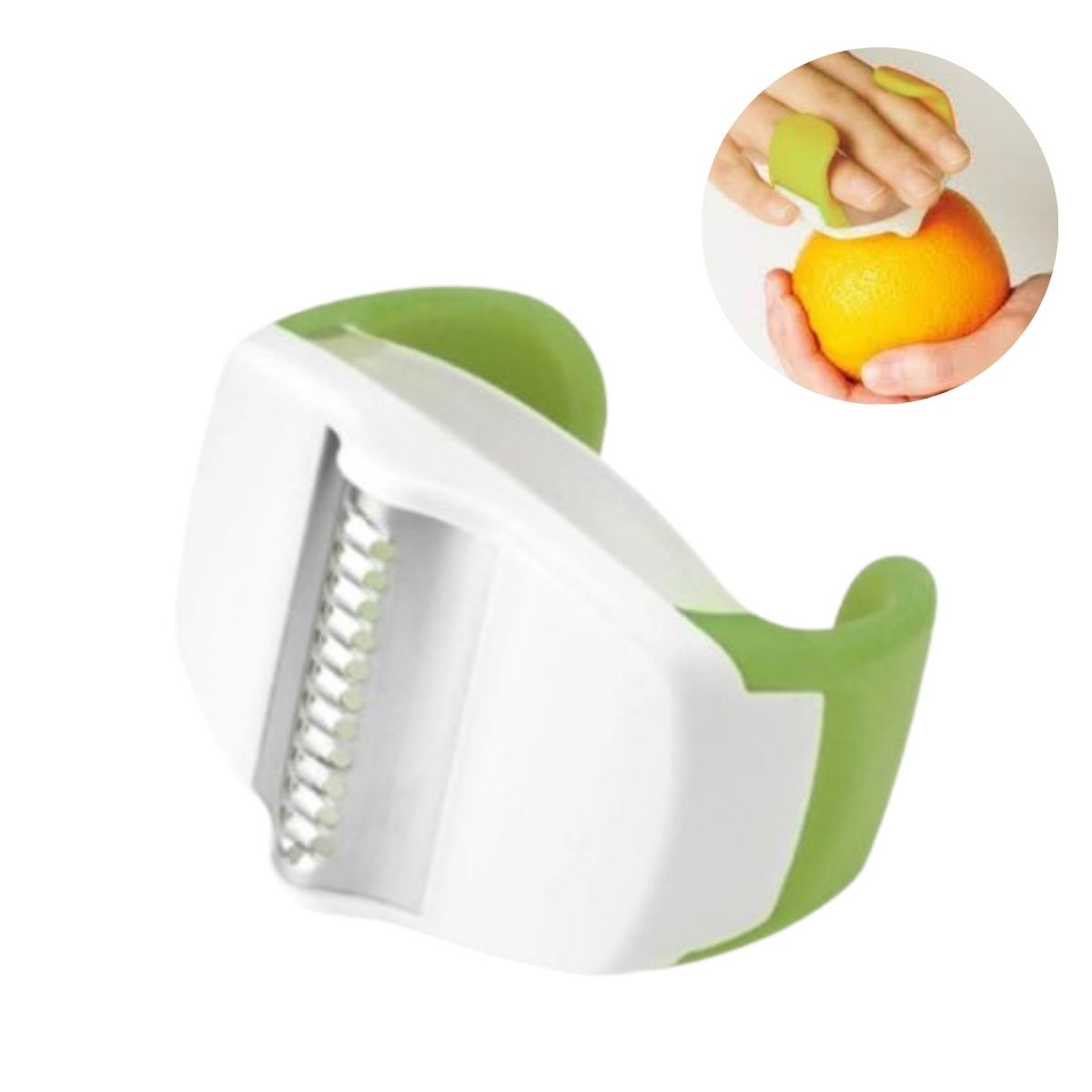 Ralador Descascador Frutas Cítricas Palm Zester Verde Chef'n