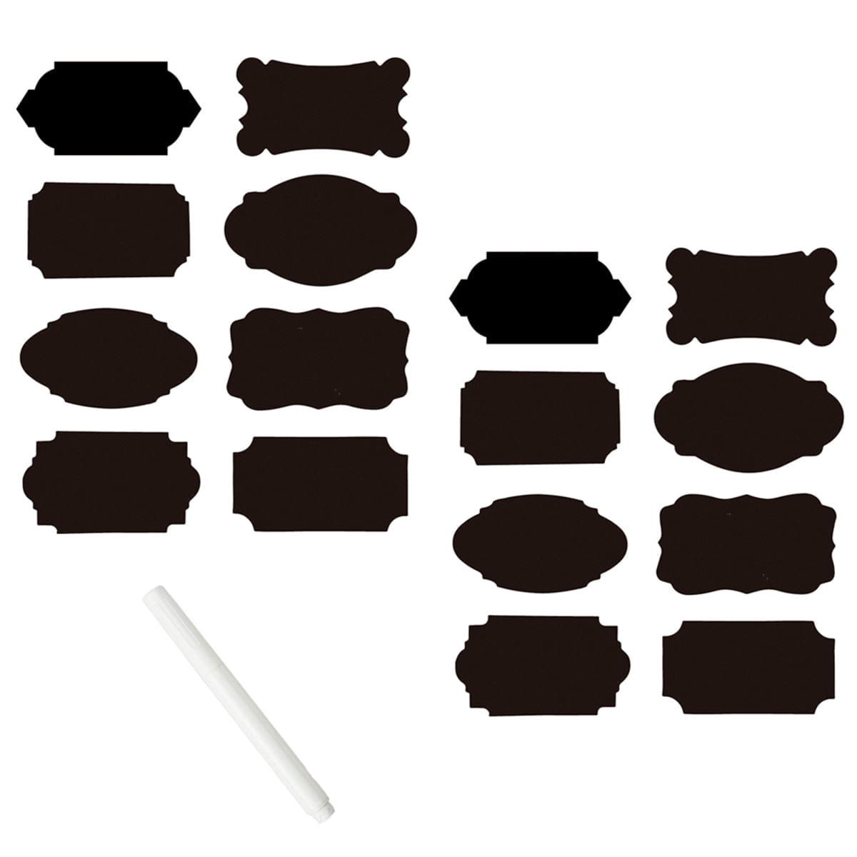 Kit 48 Adesivos e 3 Canetas e Etiqueta Potes Validade Prana