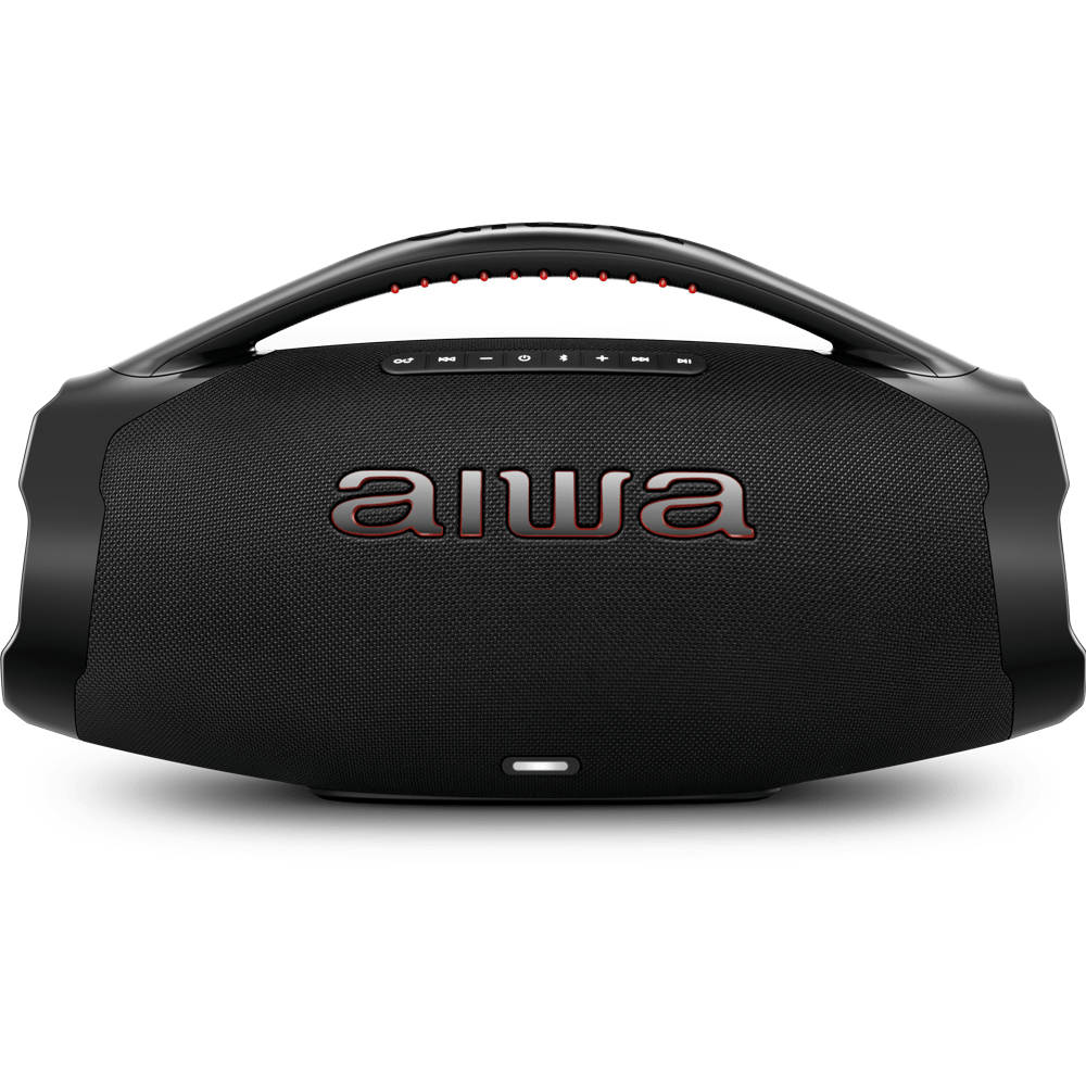 Caixa de Som Boombox Plus AIWA BBS-01-B 200W Bluetooth 30H IP66 USB Preto