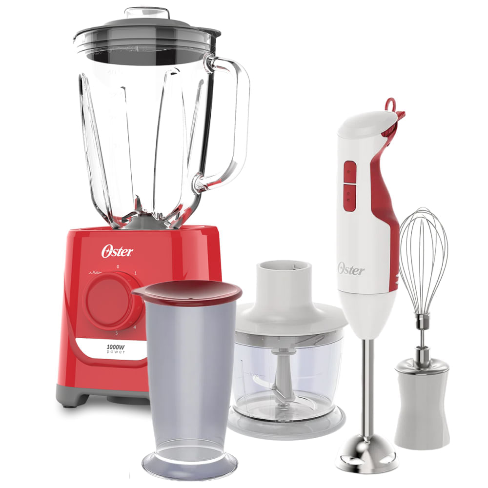 Kit Liquidificador Power 1,7L e Mixer Delight Oster