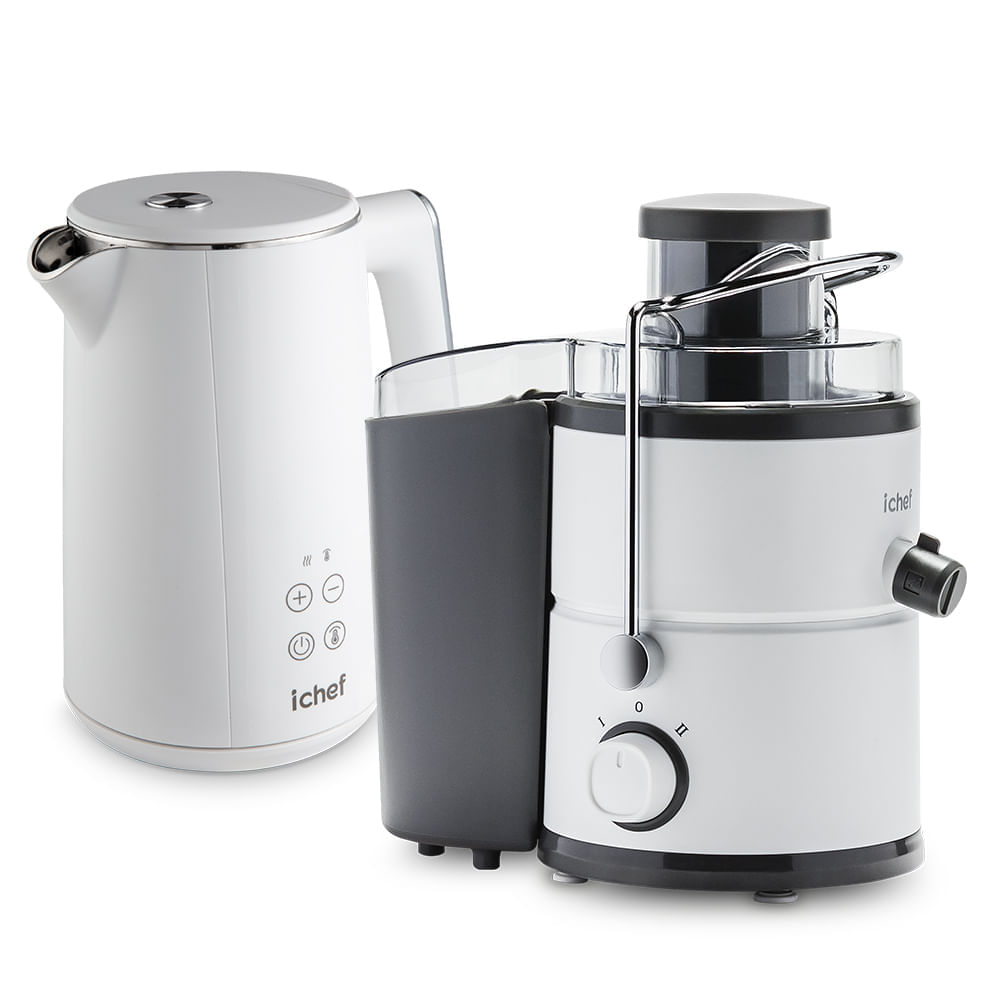 Ichef Vita Juicer 400W e Chaleira Elétrica ichef Breakfast