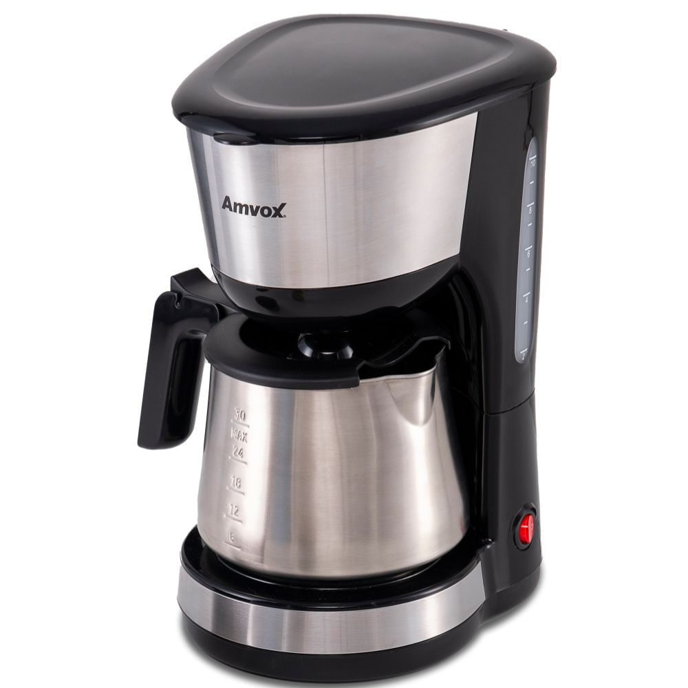 Cafeteira 900W AMVOX ACF 927 30XIC Jarra Inox Voltagem: 127V