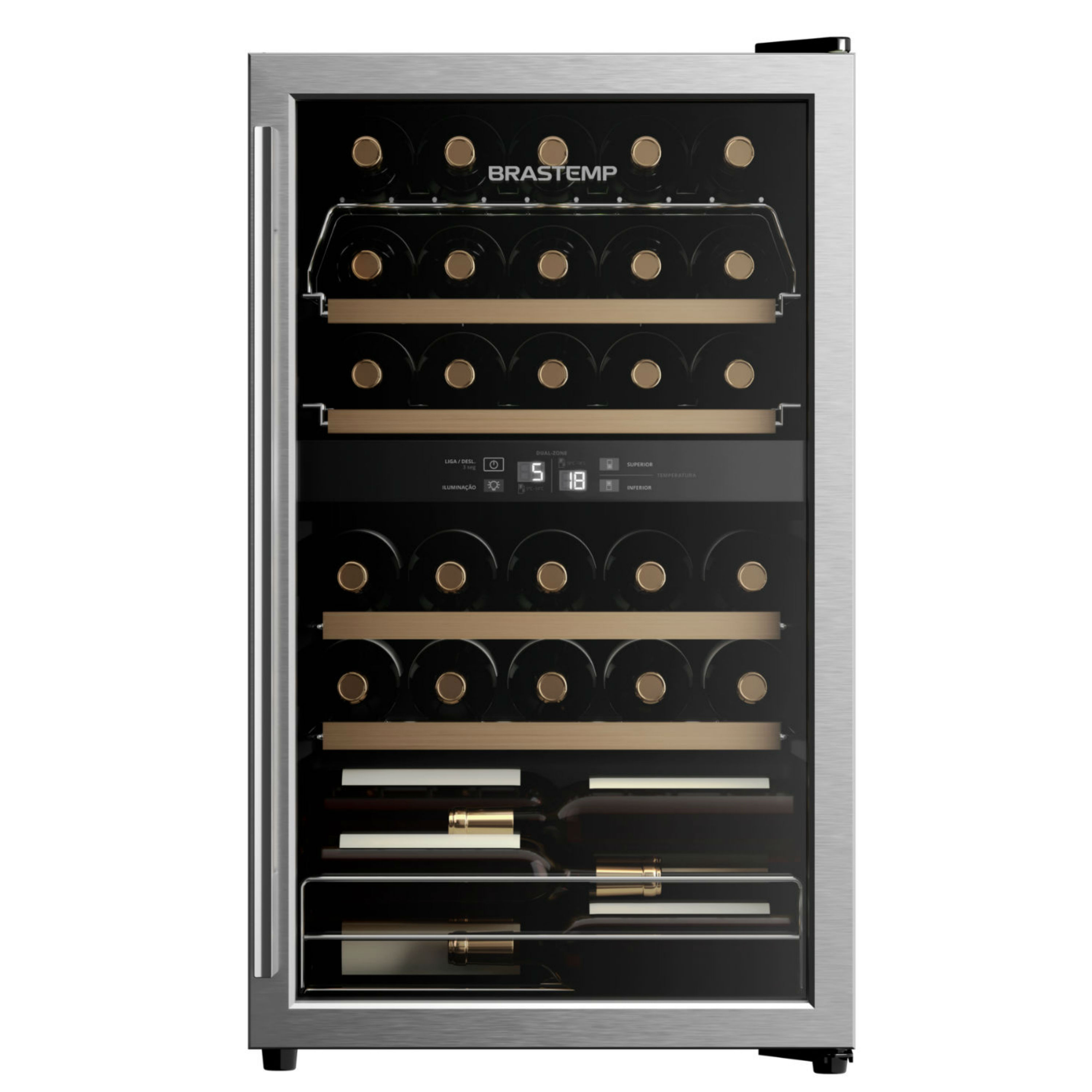 Adega Brastemp Dual Zone 33 Garrafas - BZB33BE