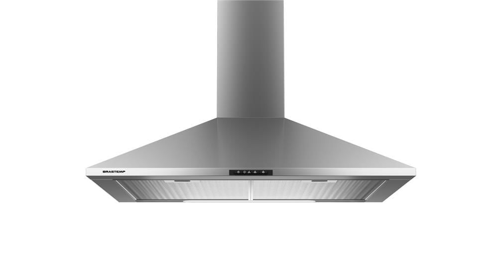 Menor preço em Coifa de Parede Brastemp 60 cm Inox Piramidal 4 Bocas com Duplo Filtro - BAI60BR