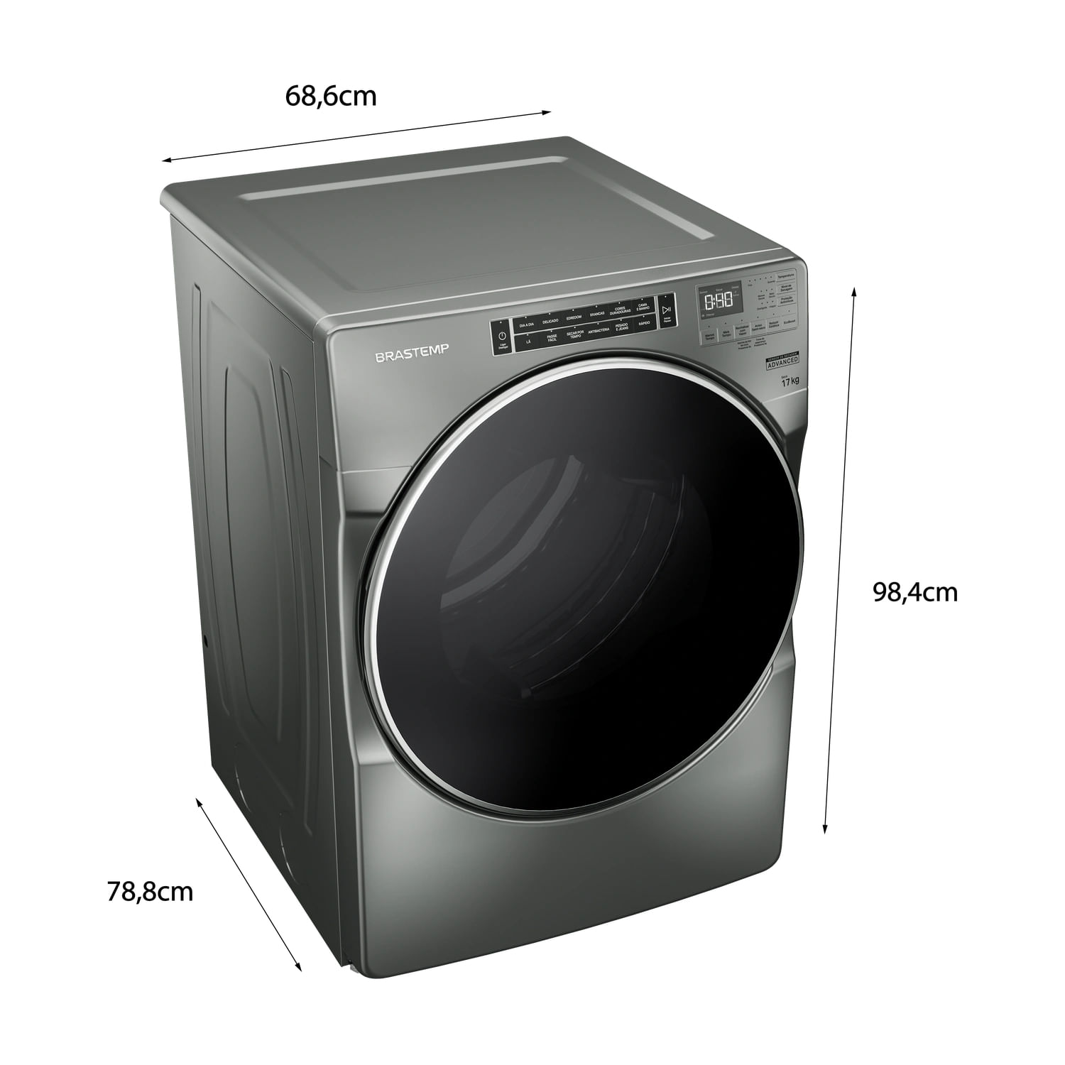 Encontraproduto.com.br - Secadora Elétrica Brastemp 17kg - BSE17AS