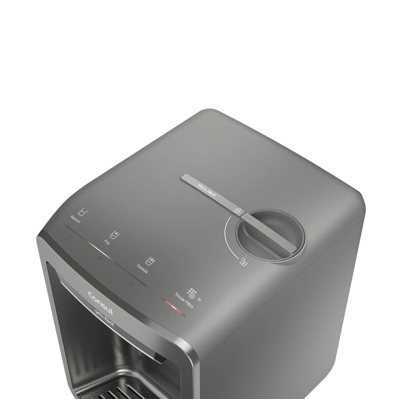 Purificador de Água Consul CPB33AF. Painel Touch, 3 Níveis de Temperatura - Cinza, Bivolt, Outlet-1774623590811