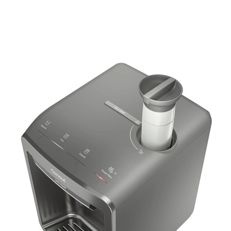 Purificador de Água Consul CPB33AF. Painel Touch, 3 Níveis de Temperatura - Cinza, Bivolt, Outlet-1774623598045