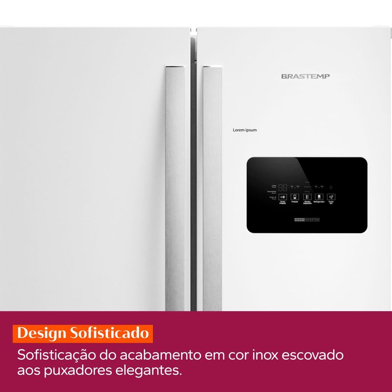 Geladeira Frost Free French Door 3 Portas Branca Brastemp - BRO85MB-1775670322758