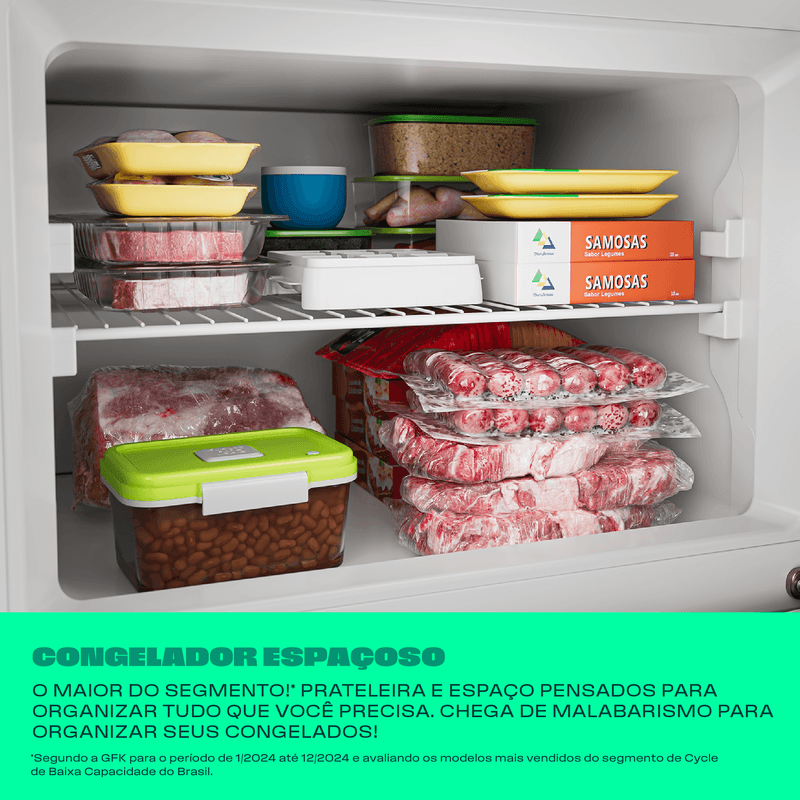 Geladeira Cycle Defrost 334L Prateleiras Removíveis Branca Consul - CRD37MB-1775833456604