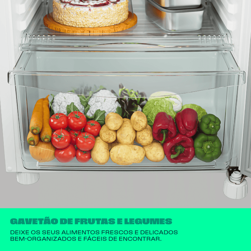 Geladeira Cycle Defrost 334L Prateleiras Removíveis Branca Consul - CRD37MB-1775833462240