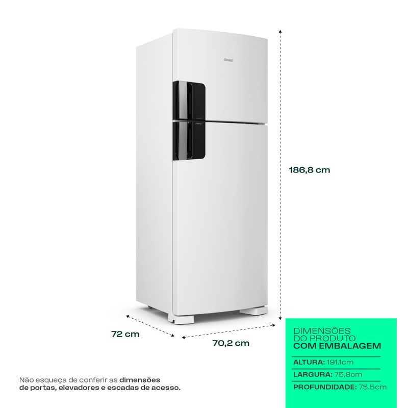 Geladeira Frost Free Duplex Consul 455 Litros Branca Outlet - CRM53MB_OUT-1776363131824