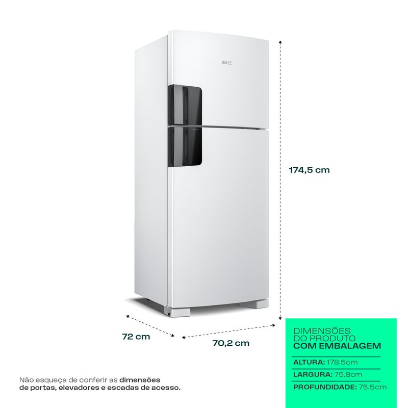 Geladeira Frost Free 412 Litros Branca Consul com Compartimentos Removíveis - CRM50MB-1776433280410