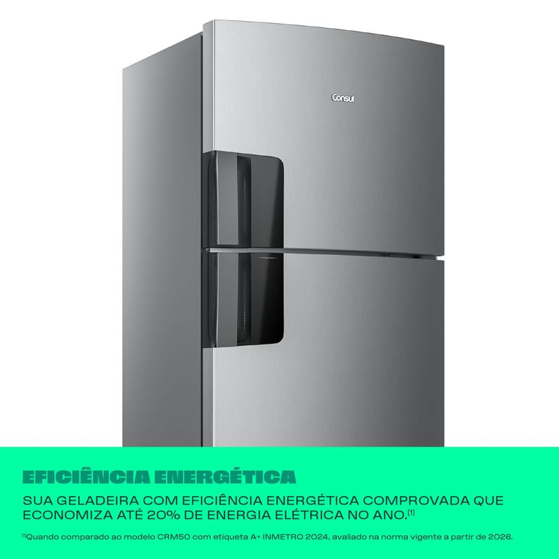Geladeira Frost Free 412 Litros Inox Consul com Compartimentos Removíveis - CRM50MK-1776438384296