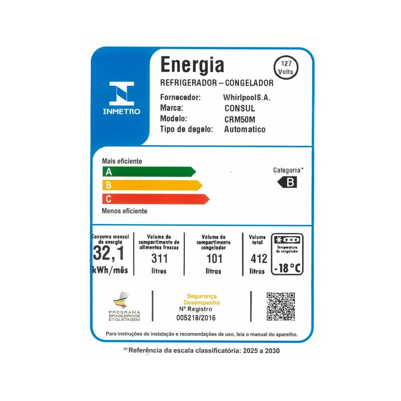 Geladeira Frost Free 412 Litros Inox Consul com Compartimentos Removíveis - CRM50MK-1776438447226