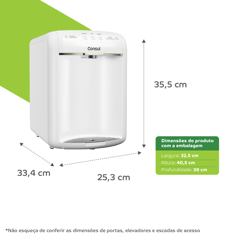 Purificador de Água Consul de Alta Capacidade de Refrigeração Outlet - CPB36AB_OUT-1776453234037