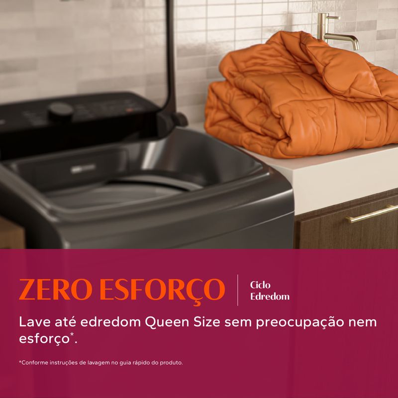 Máquina de Lavar Brastemp 16Kg Cinza Platinum com Ciclo Tira Manchas Advanced e Smart Sensor - BWF16A9-1779910472095