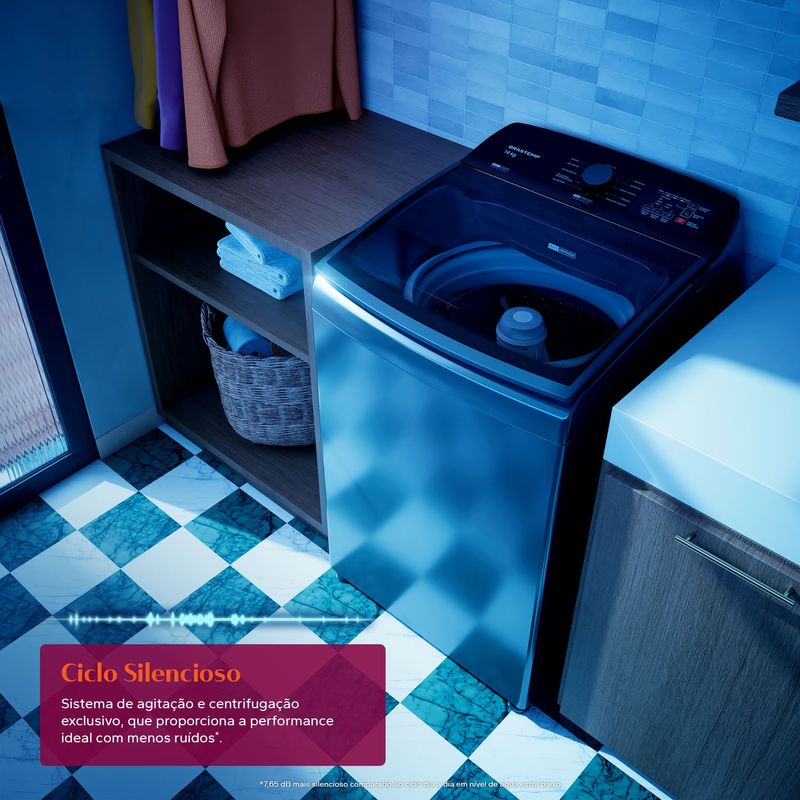 Máquina de Lavar Brastemp 16Kg Cinza Platinum com Ciclo Tira Manchas Advanced e Smart Sensor - BWF16A9-1779910548708