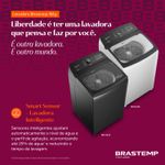 Máquina de Lavar Brastemp 16Kg Cinza Platinum com Ciclo Tira Manchas Advanced e Smart Sensor - BWF16A9-1779910565020
