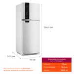 Geladeira Brastemp Frost Free Duplex A+++ 463 Litros Cor Branca com Fresh Box e Cold Room - BRM55FB-1784215383718