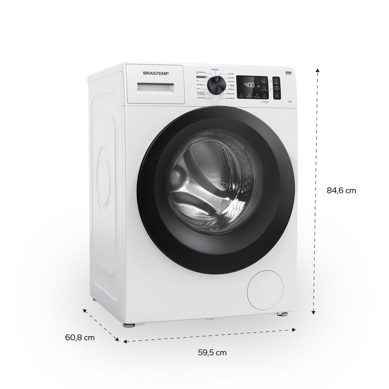 Lavadora Brastemp 9kg branca com Smart Sensor, Tira Manchas Pro e Motor Inverter - BNF09AB-1786047545811