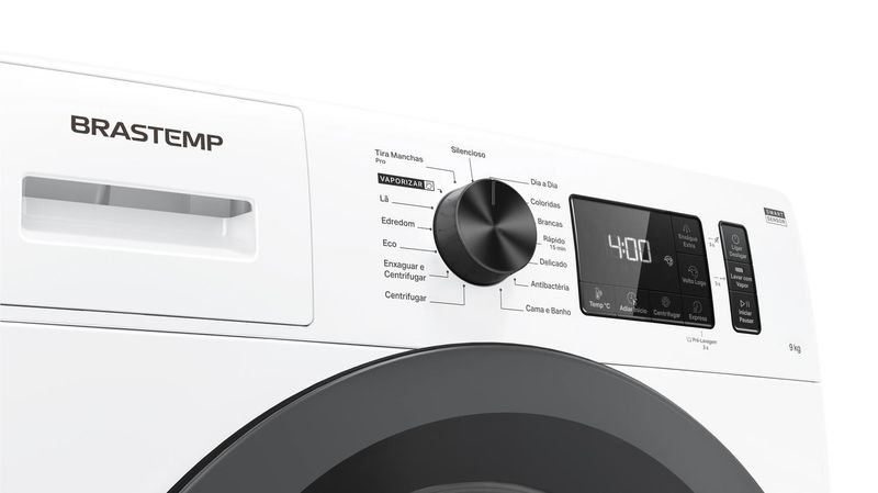 Lavadora Brastemp 9kg branca com Smart Sensor, Tira Manchas Pro e Motor Inverter - BNF09AB-1786047558332