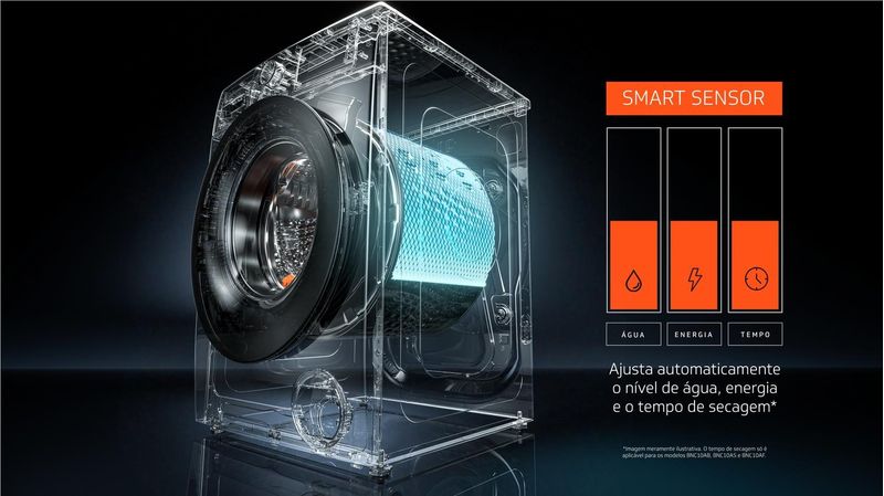 Lavadora Brastemp 9kg branca com Smart Sensor, Tira Manchas Pro e Motor Inverter - BNF09AB-1786047591418